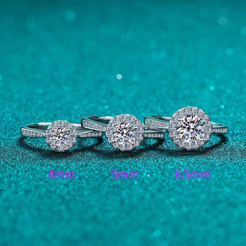 Best Selling Moissanite Diamond Man Ring Women Mens Custom Women Finger Promise 925 Silver Engagement Rings
