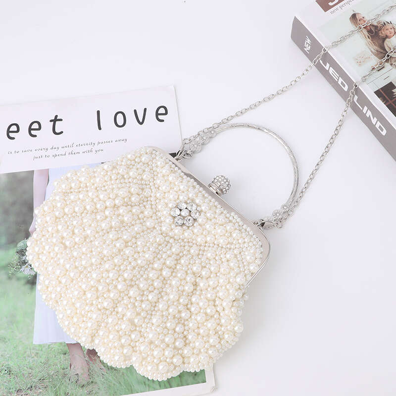 Dinner Bag Straight Fashionable Elegant Seashell Pearl Dinner With A And Stylish Style Large Space For Handheld Evening Wear Bag KQ