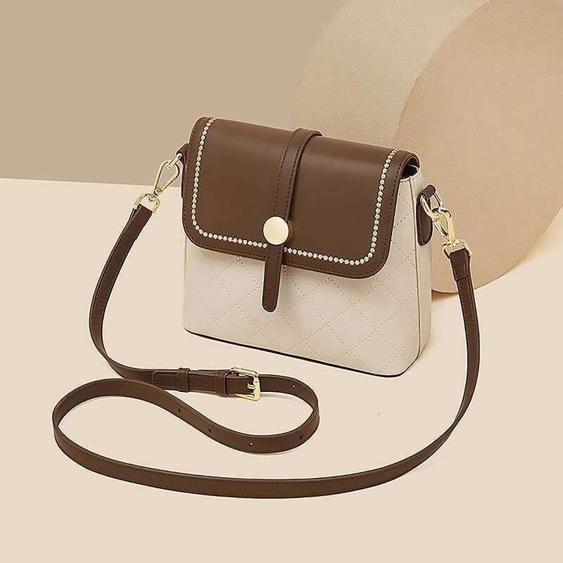Designer Bag 2025 Split Leather Fashion Design Shoulder Phone For Women 2025 New Summer Lady Underarm Bucket Crossbody Bag Purse Luxury Bag
