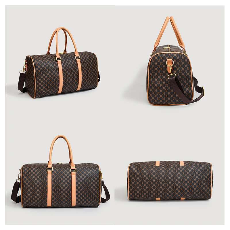 Women's Classic Boston Handbag Large Capacity Elegant Duffle Bags for Women Weekend Lage Travel Shoulder Bag