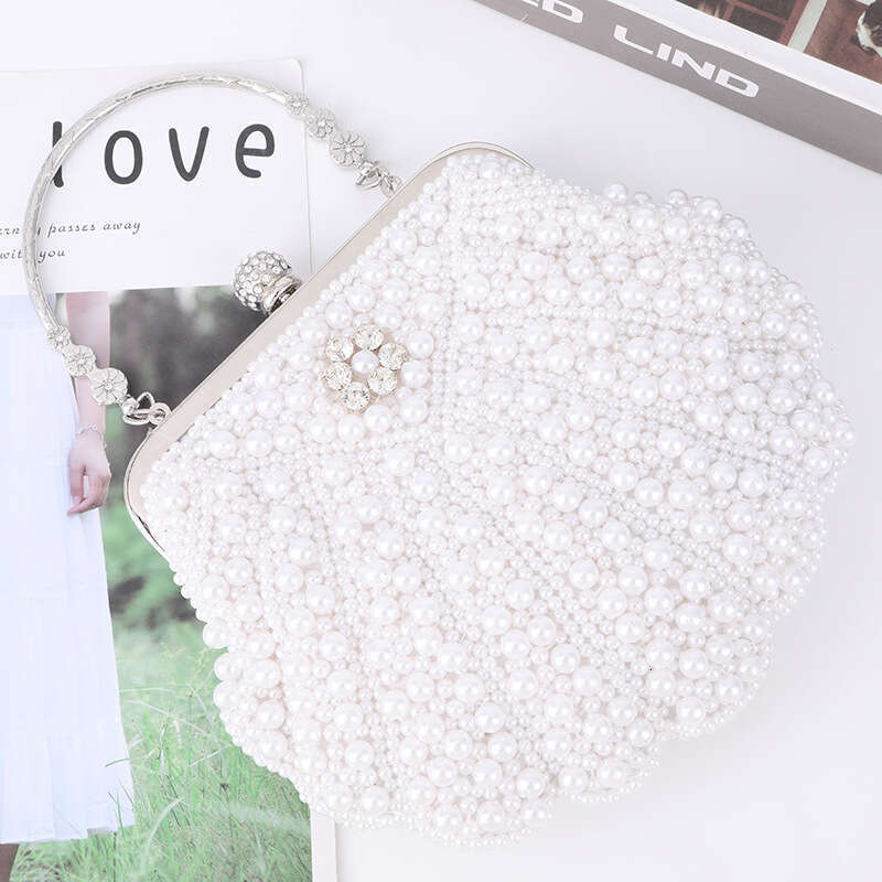 Dinner Bag Straight Fashionable Elegant Seashell Pearl Dinner With A And Stylish Style Large Space For Handheld Evening Wear Bag KQ