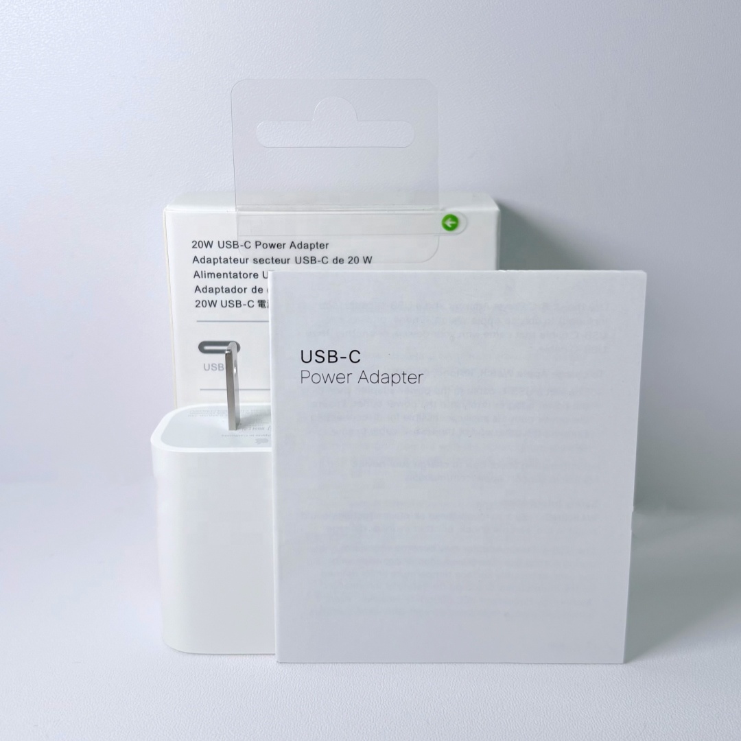 PLUG PD20W USB-C Fast Charger Type C to Type C Cable Set with Box 20W Adapter for iphone 15/16 UK US