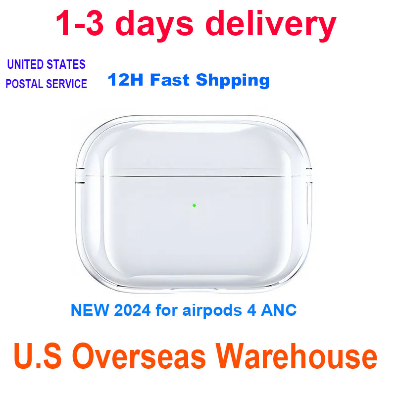 USA Stock For Apple AirPods 4 air pods2 pro 3 airpodsmax headphones Accessories Silicone Protective Headphone airpodspro2 Cover Headphone headset Silicone Cases