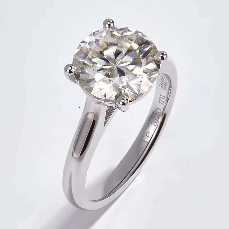 Luxury 14k White Gold HPHT Lab Grown Diamond Ring CVD Lab Diamonds Engagement Ring Fine Jewelry Women Diamond Ring Factory