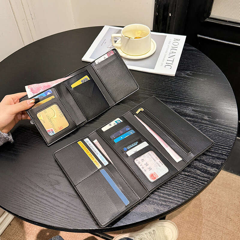 Ladies' long wallet with multiple card slots, large capacity short wallet, 30% off trendy and fashionable handbag