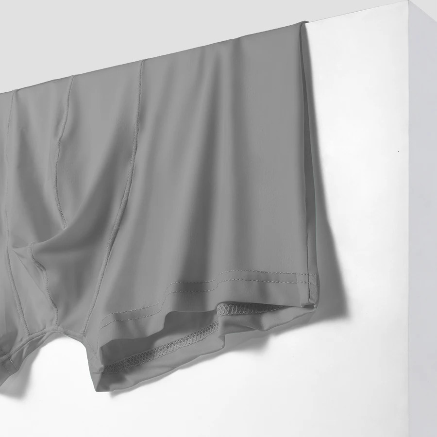 5 pieces of mens underwear ice silk ultrathin summer breathable boxer shorts 250430Z