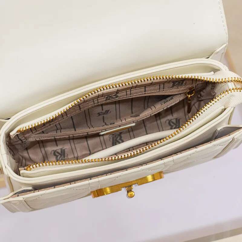 Women's dia grid genuine leather handbag, women's 2024 new high-capacity high-end single shoulder crossbody bag
