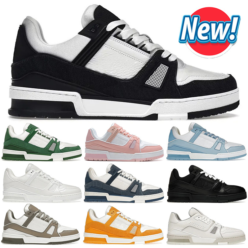 Designer Louise Casual Men Sneakers Rubber Platform Trainers Genuine Leather Sneaker Multicolor Luis Vuton Skate Shoes Fashion Running Shoe