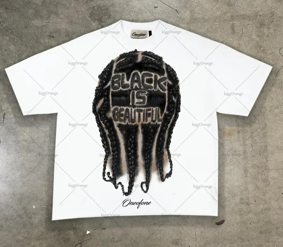 Trendy Anime Printed Clothing Men Y2k Gothic Punk Style Oversized T-shirt Retro Versatile Short-sleeved Tops Women 250506