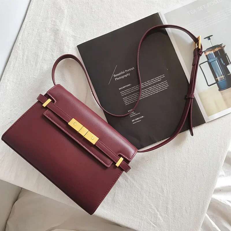 Brand Designer Handbags Top Quality Genuine Leather Women Commuter Bags Fashion Black Brown Shoulder Crossbody Bag Female