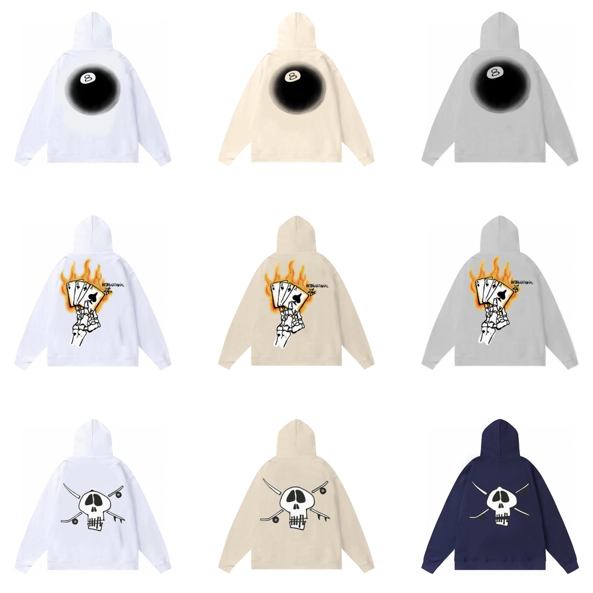 Designer Mens Hoody Sweatshirts women designer apparel Letter Men's Brand Wild High Street Casual American Loose Couple Hooded Sweater Coat Clothes size S-XXXL