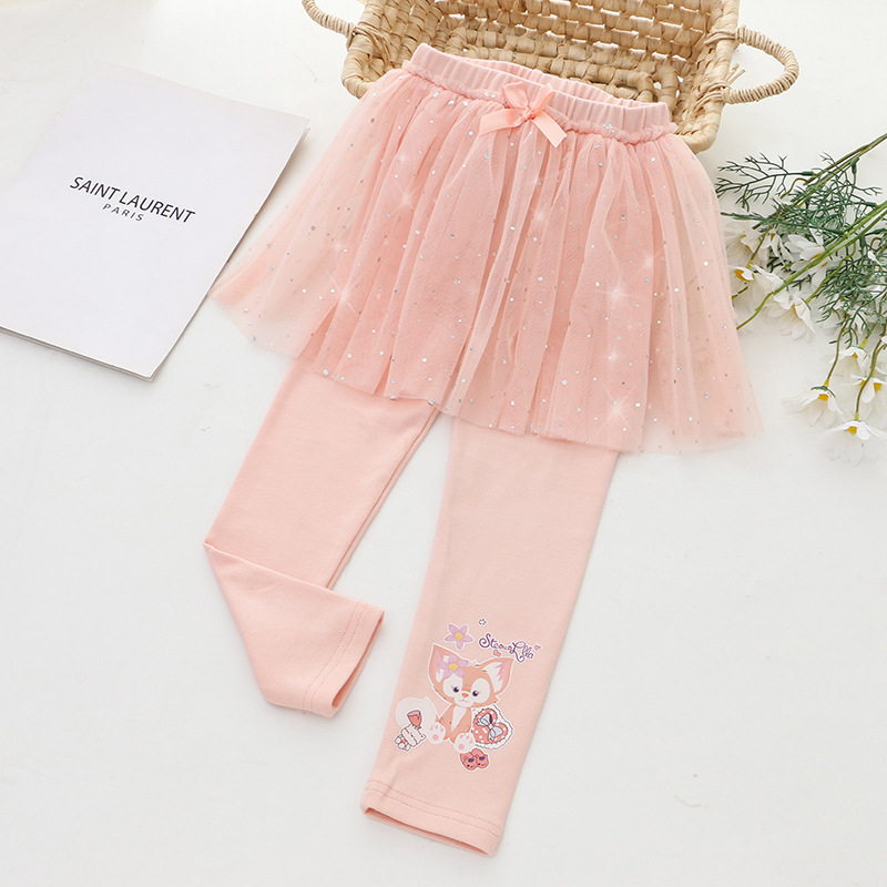 DISNEY Frozen Elsa princess kids designer clothes Children's clothes new spring and autumn girls skirt pants cartoon printing.