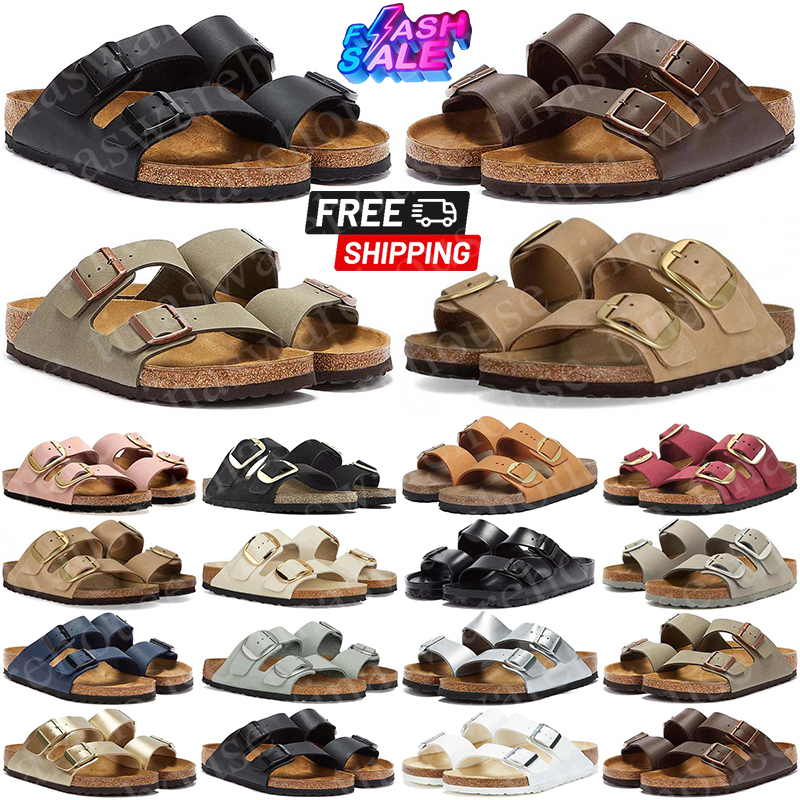 Free Shipping Designer birkinstocksandal sandals slides clogs heels slippers sliders clog shoes for mens womens sandles mules sandale Flip Flops quality