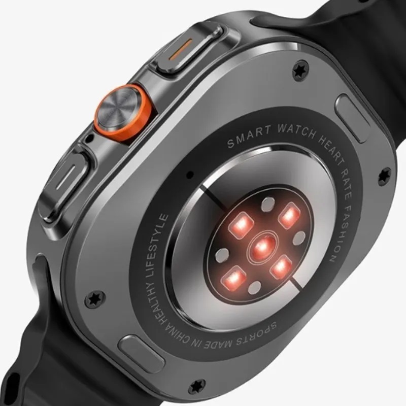 New WATCH ULTRA Smart Watch Heart Rate Blood Oxygen Monitoring Compass AI Voice Recording TWS connection free shipping