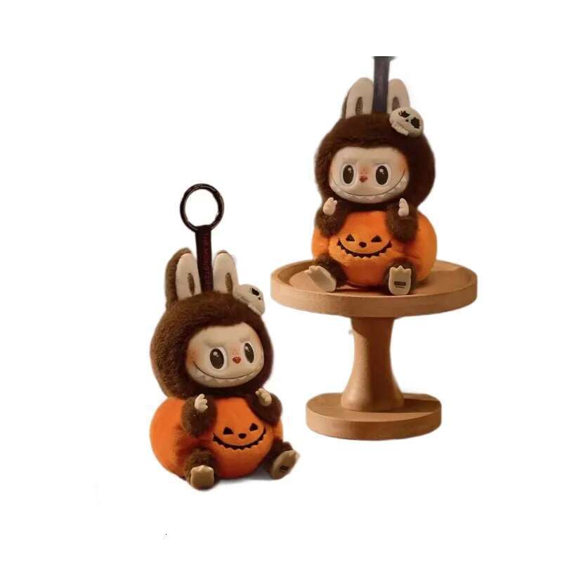 Lababu Halloween Blind Box Series Pumpkin Monster Carnival hots Vinyl Plush Doll Pendant For Gift Giving