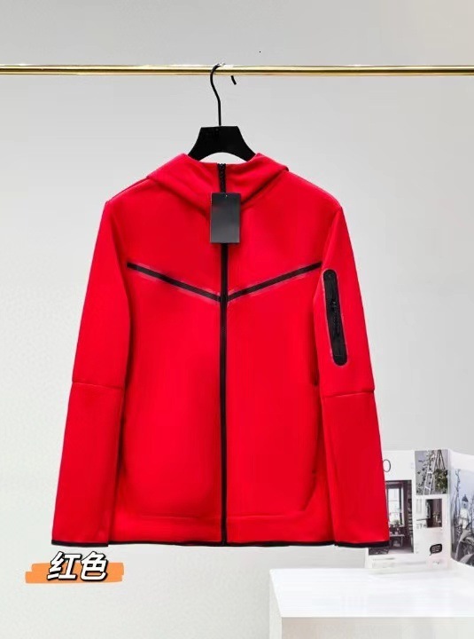 2024 Spring and Autumn Leisure Sports Cotton Air Layer Hooded Zipper Cardigan Men's Jacket 490 Coat