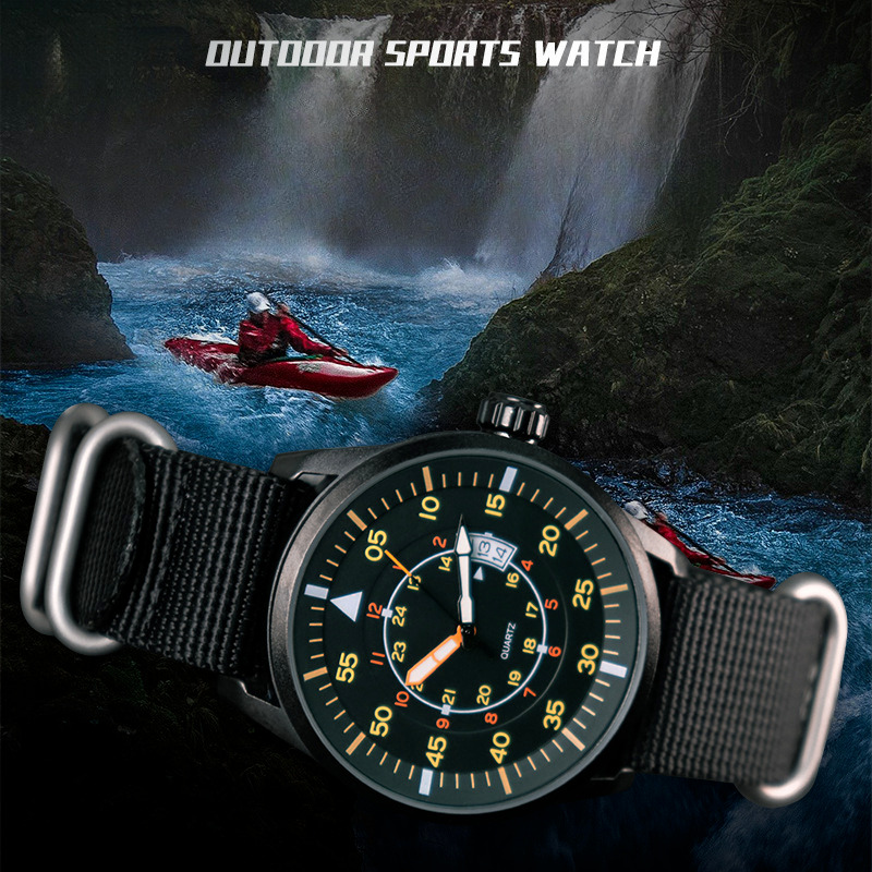 New Pilot Watches Men Luxury Luminous Wristwatches reloj hombre 50M Waterproof Date Men's Quartz Watch relogio masculino