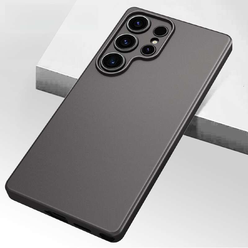 Wholesale of s24ultra phone cases, S25 black matte soft case, S23 full-cover anti-fingerprint protective case