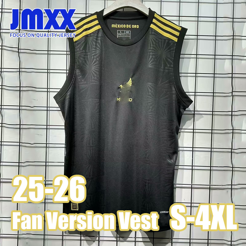 XXXL 4XL JMXX 25 26 Mexico Gold Cup Soccer Vest Jersey Pre Match Training Special Mens Uniforms Jerseys Man Football Man Shirt 2025 2026 Fan Version