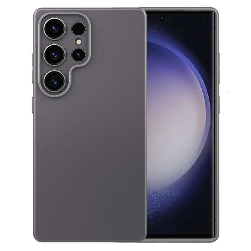 Wholesale of s24ultra phone cases, S25 black matte soft case, S23 full-cover anti-fingerprint protective case