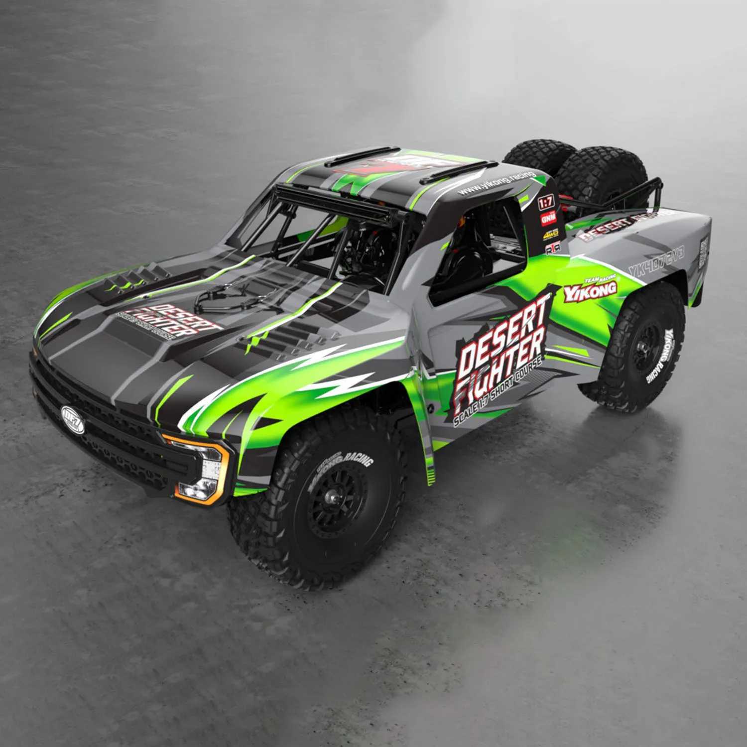 1/7 YIKONG RC Crawler DF7 V3 4WD Radio Control Desert Car Off-road Vehicles Models with Motor ESC Servo Assembled Hobby Toys z250508