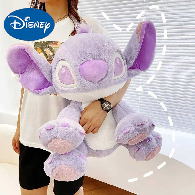 Disney Cartoon Purple Stitch Doll Star Baby Kawaii Plush Toy Girls Birthday Doll Girlfriend Valentines Day Gift 25cm/30cm/45cm Z250508
