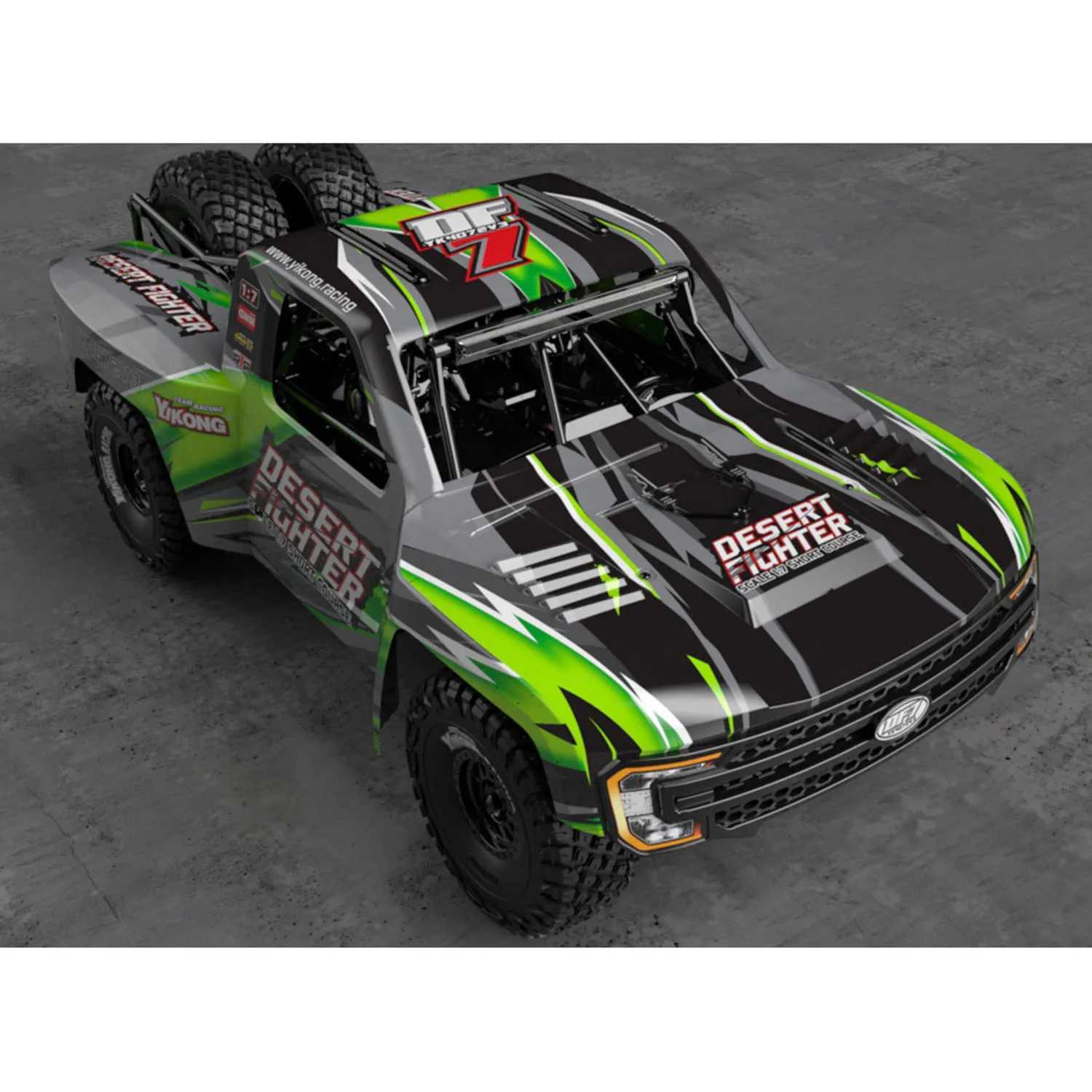 1/7 YIKONG RC Crawler DF7 V3 4WD Radio Control Desert Car Off-road Vehicles Models with Motor ESC Servo Assembled Hobby Toys z250508
