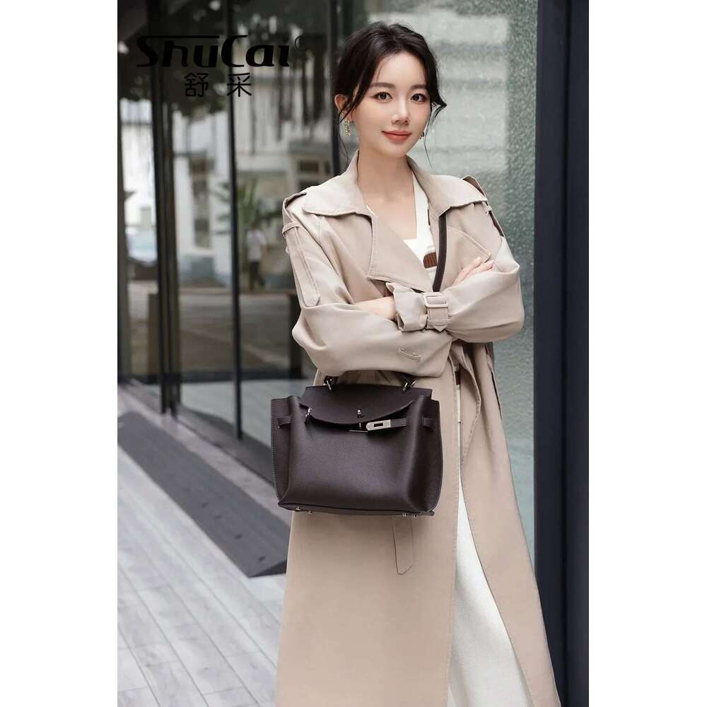 Genuine Leather Fashion Women Shouler Cross Small Black Bags Designer Ladies Large Handbag For Woman