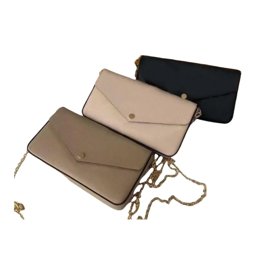 High Quality Designer Women Shoulder Bag Handbag purse Woman Purse clutch Leather Wallet