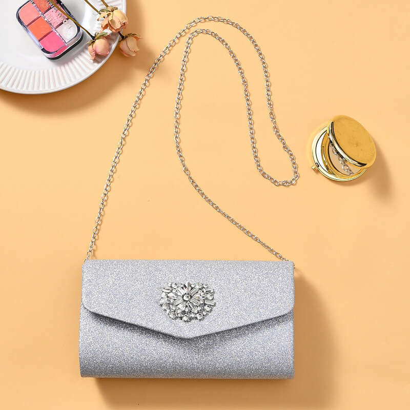 Dinner Bag Dinner Bag Diamond Themed Banquet High End Diamond Studded Handbag Underarm Bag Evening Gown Paired With Shoulder Bag KQ KQ