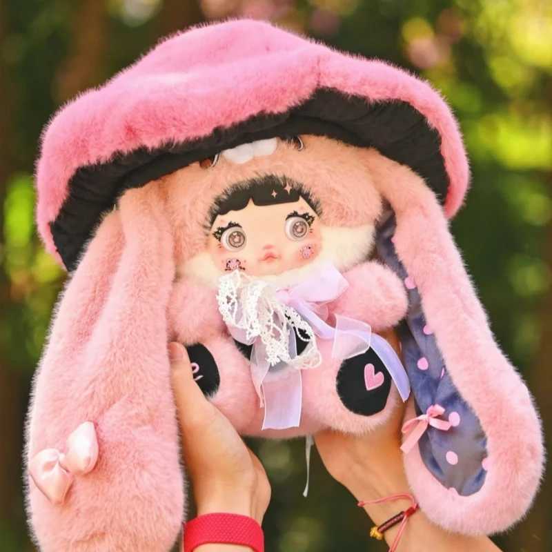 Genuine Nommi Mushroom Hat 400% Series Plush Blind Box Cute Vinyl Plush Doll Decoration Model Children Mystery Box Toy Girl Gift W250508