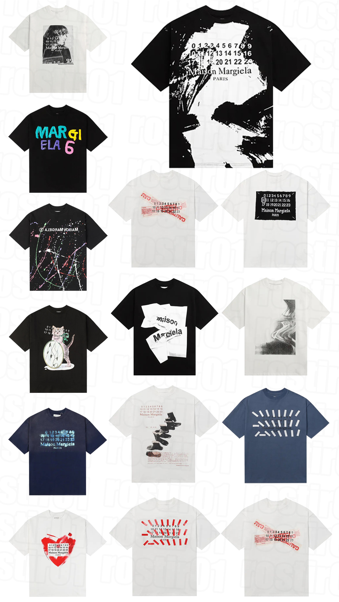 Designer Mens T-Shirt Maison Margeila Shirt Classic Europe An And American Popularity Male Fem Ale Shirts Cotton Casual Asian Size Maison Tshirts