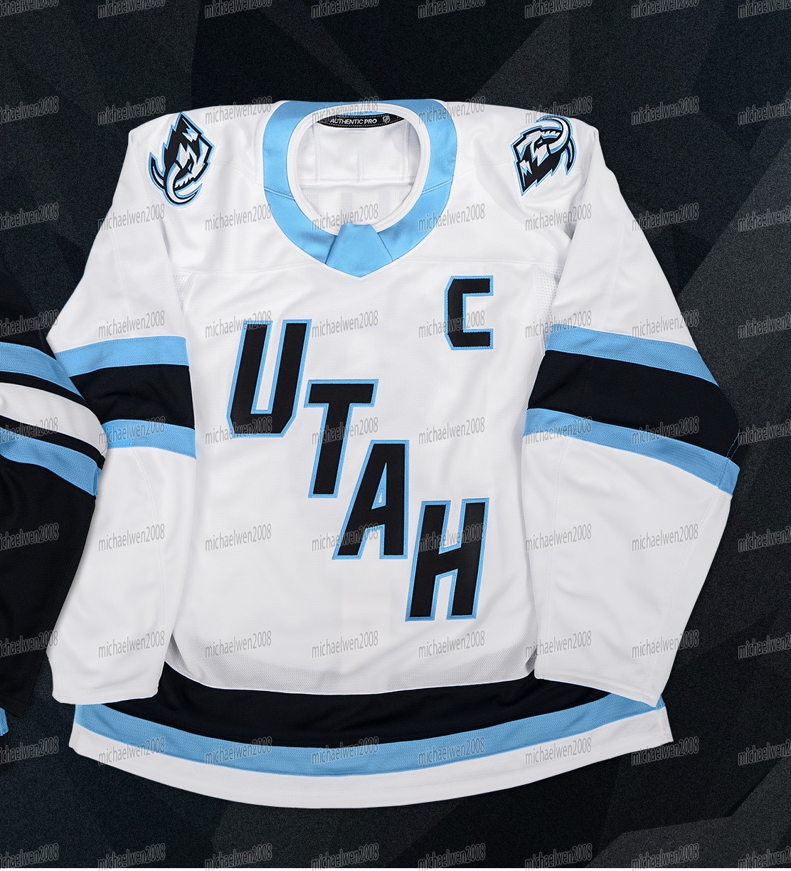 Personalized Custom Clayton Keller Hockey Club Inaugural Season Patch Jersey Logan Cooley Jack McBain Nick Bjugstad Mikhail Sergachev