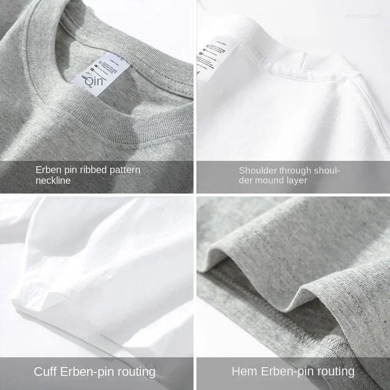 VIP payment link Men's T Shirts 2pcs Solid Color T-shirt Cotton Men Women White O-Neck Loose Short-sleeved Basic Models All-match Couple Tops Bla