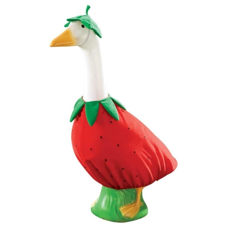 Raincoat style goose shaped clothes porch goose clothes courtyard goose outfit set 250508