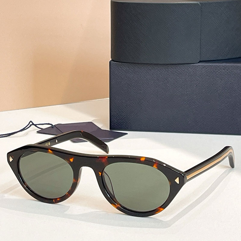 Fashion Women with the iconic metal plain SPR B15 designer triangle rivet decoration outdoor Womens aesthetic sunglasses UV400 protection