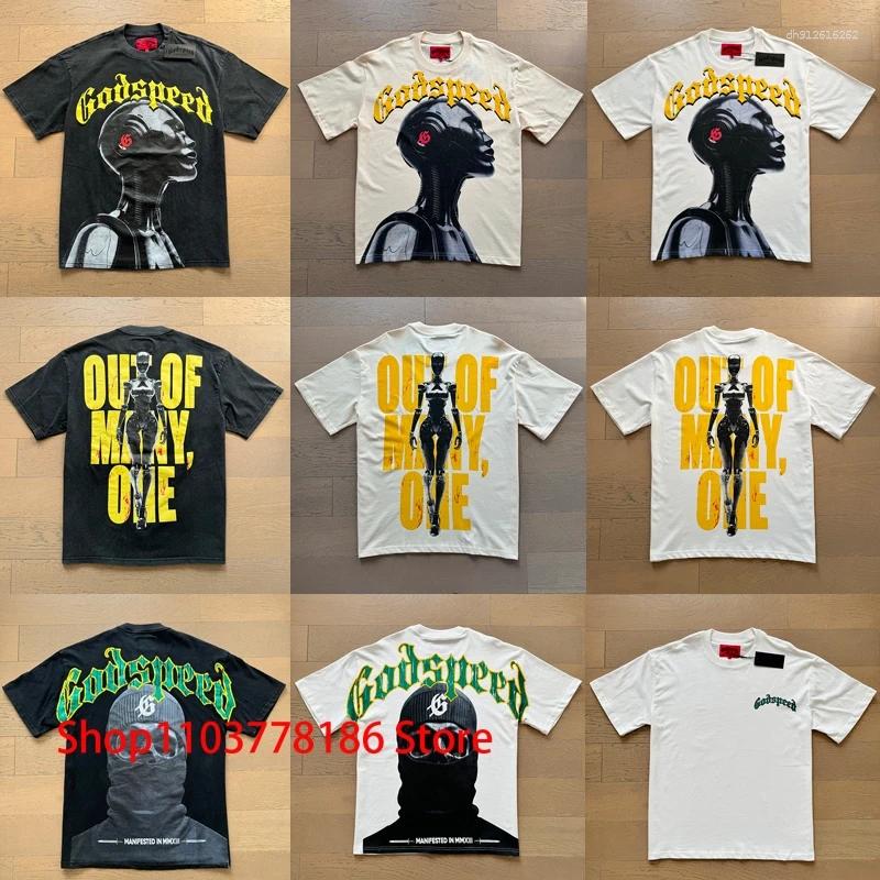 Men's T Shirts T-shirt Sweatshirt Men Women Fashion Hip Hop Cool Robot Mask Skull Print Short Sleeve Oversized Streetwear Real