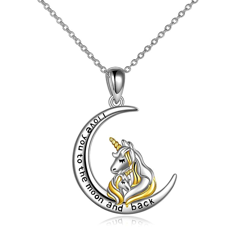 Moonlit Magical Creatures Charm Set: Handcrafted Statement Jewellery Featuring Engravable Unicorn ThemesWomen