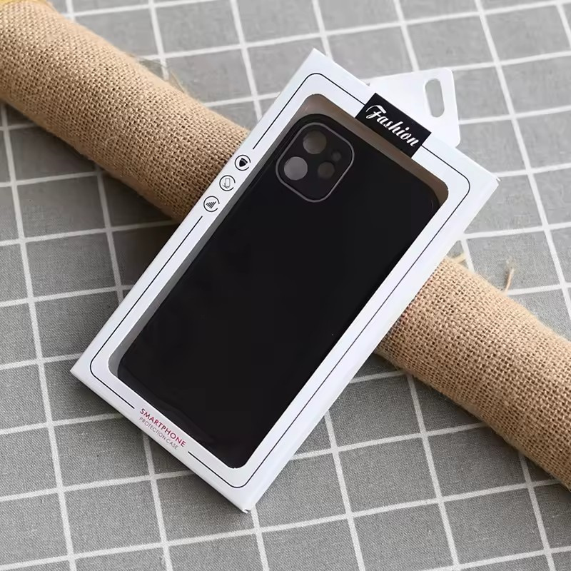 Universal Phone Case Packaging Box Kraft Paper Box Phone Cover Box With Clear Window Jewelry Display Box For For 4.7 5.5 6.8 inch iPhone Samsung Huawe