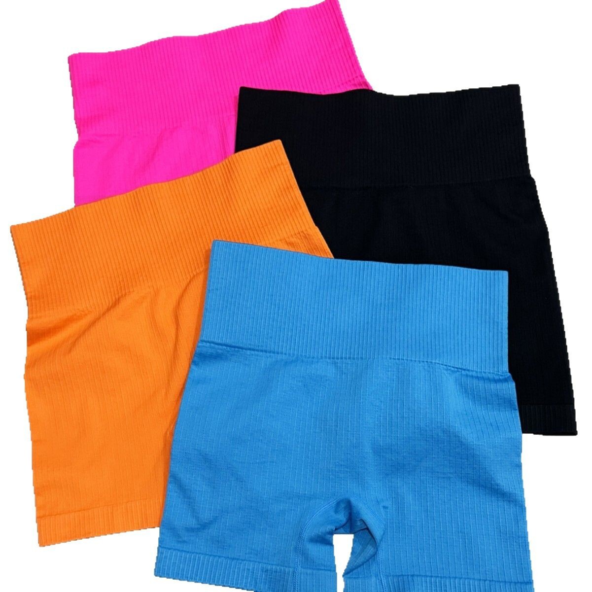 Seamless stretch shorts, women's peach high waist hip lifting pants, outdoor running and fitness yoga pants