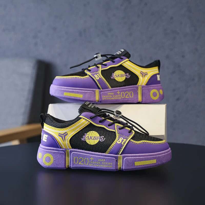 Student non-slip board Low top sports New breathable mesh surface casual boys wear-resistant basketball shoes