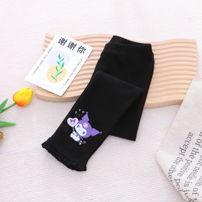 DISNEY Frozen Elsa princess kids designer clothes Children's clothes Girl leggings autumn children clothes long pants elastic pants inner and out