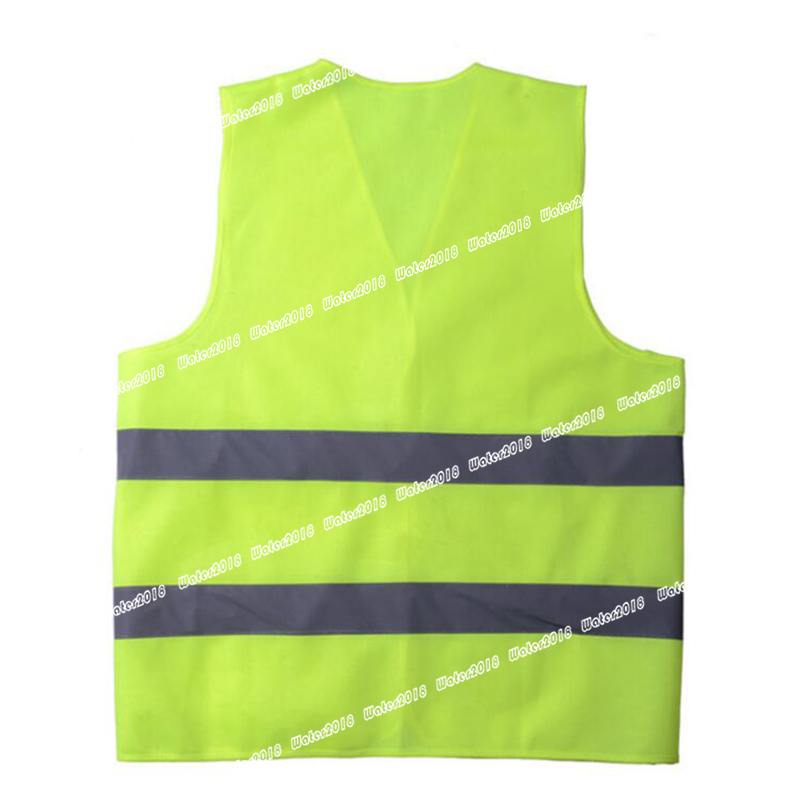Visibility Working Safety Construction Vest Warning Reflective Traffic Working Vest Green Reflective Safety Traffic Vest 67*57CM