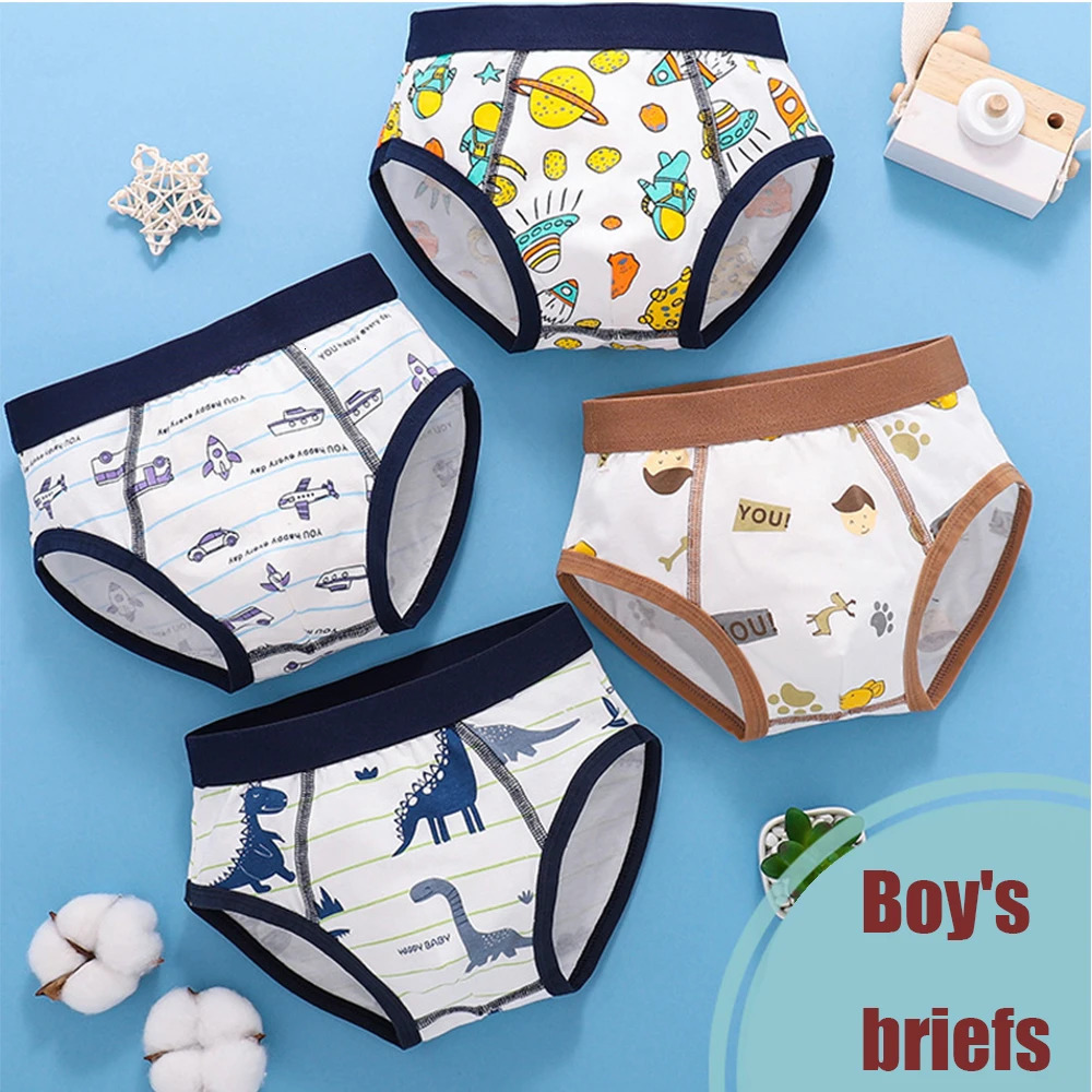 Children Boys Boxer Briefs Cotton Underwear Small Medium Big Boys 12-15 Years Old Teenager Shorts Breathable M L XL 2XL3XL 250508