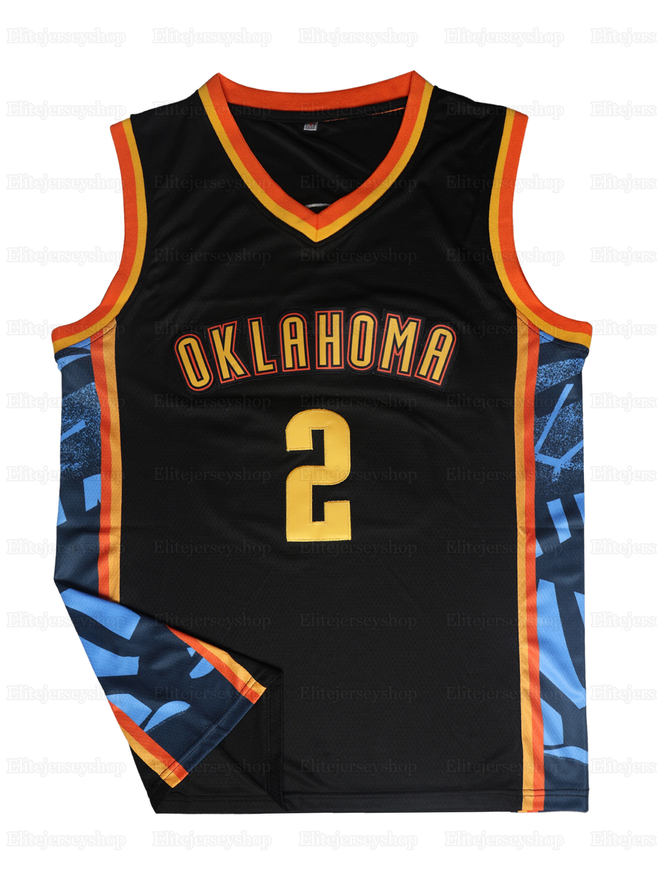 Custom Basketball Jersey 2 Shai Gilgeous-Alexander Luguentz Dort Ousmane Dieng Alex Ducas Adam Flagler Isaiah Hartenstein Chet Holmgren Dillon Jones M