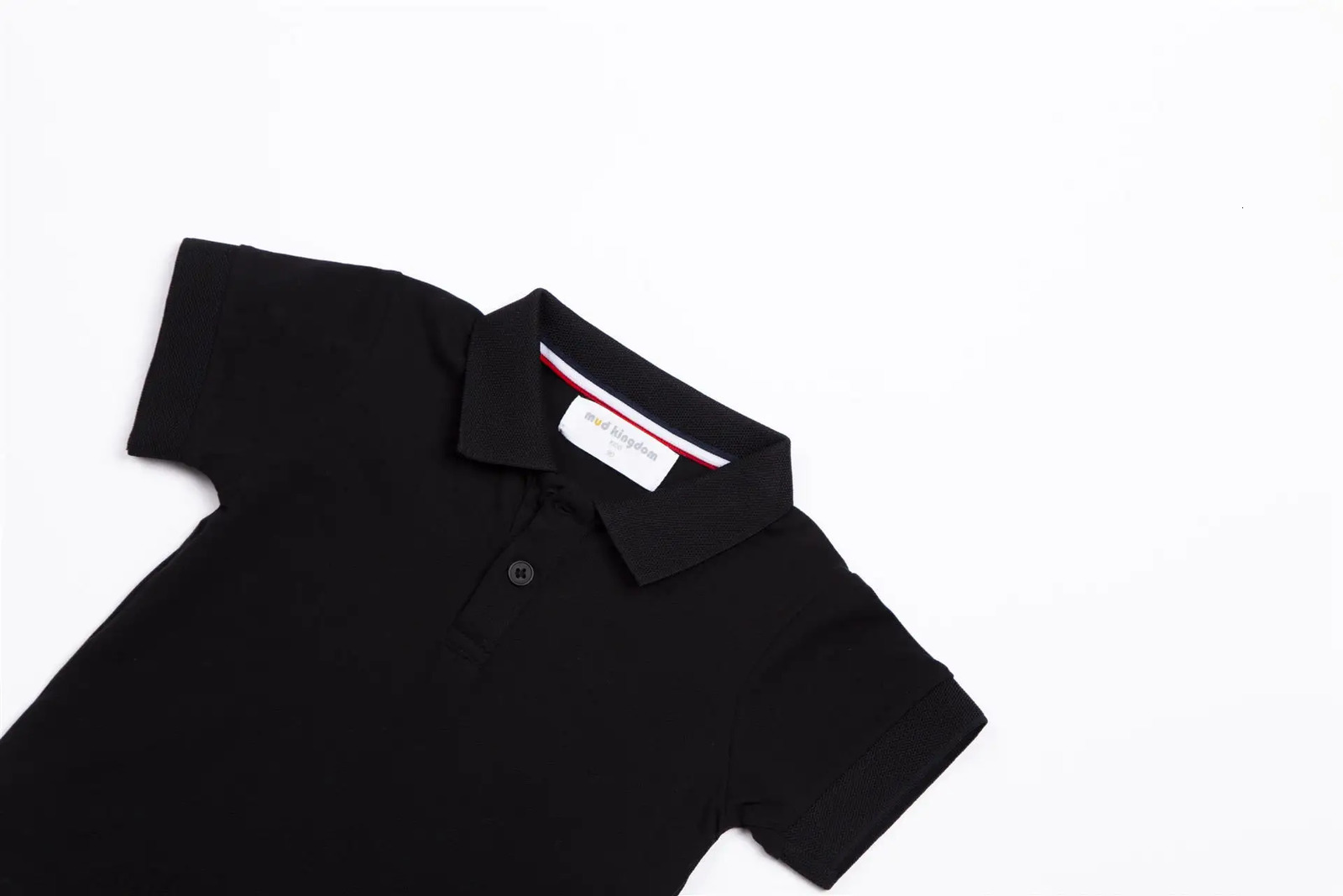 Mudkingdom Boys Pique Polo Shirts Plain Solid Short Sleeve Uniform T-shirts Collared Cotton Tops for Children School Clothes 250508