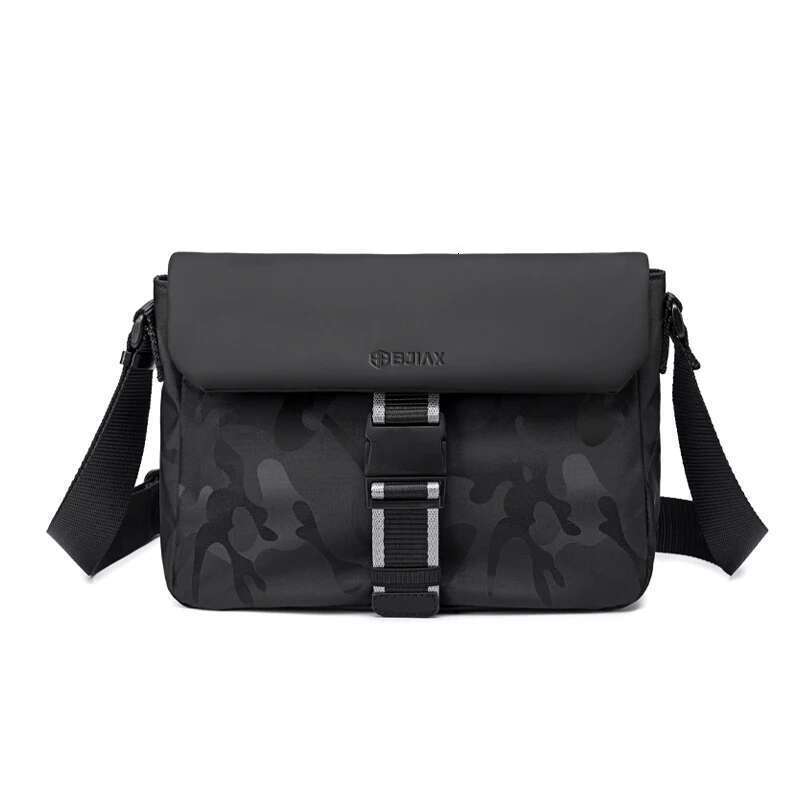 2025 New Style Men Crossbody Single Shoulder 12-Inch Laptop Water-Resistant Lightweight, Commuting And Casual Bag