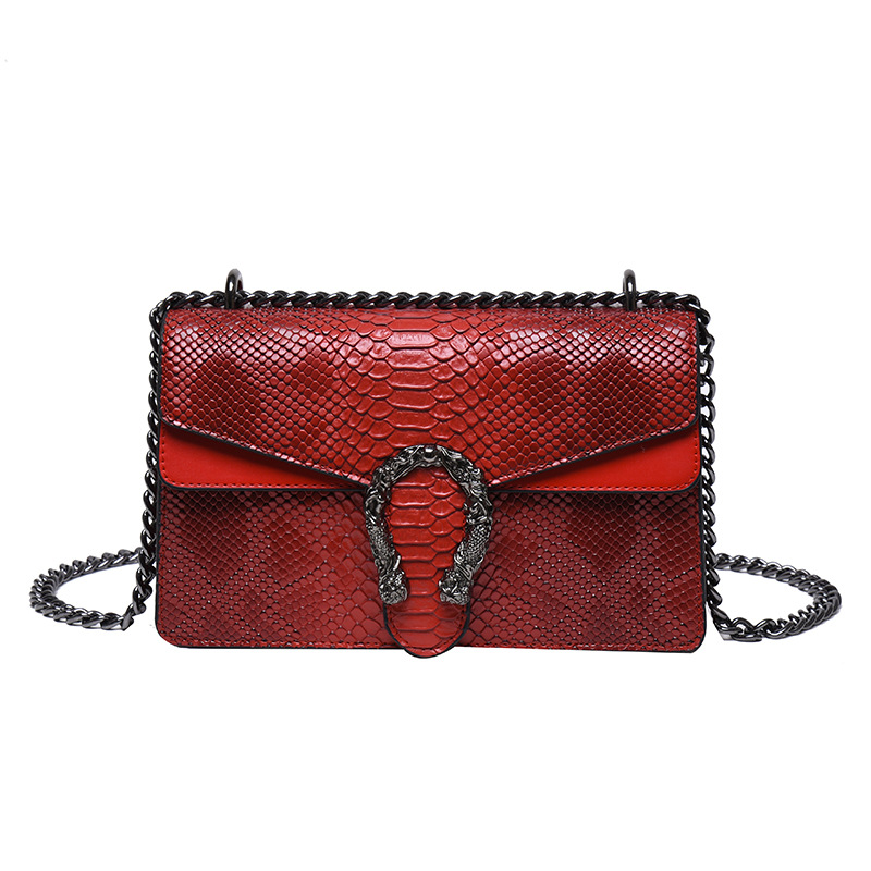 2025 Hot Sale Crocodile-Embossed Flap Crossbody Bag - Designer-Inspired Satchel with Dual Compartments , Structured Shoulder Bag for Women
