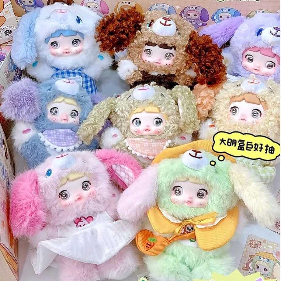 Genuine Nommi Puppy Diary Series Blind Box Cute Plush Vinyl Doll Mystery Box Kawaii Anime Doll Model Girl Collection Toy Gift W250508