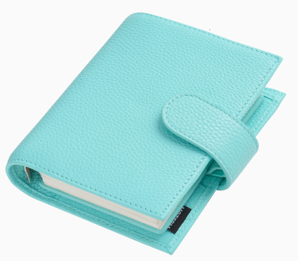 Moterm Luxe 2.0 Personal Size Planner with 30 MM Rings Binder Genuine Pebbled Grain Leather Notebook Diary Agenda Organizer 240805